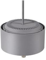 SLV Pendelleuchte PARA DOME / Wohnzimmer-Lampe, Innen-Beleuchtung, Hänge-Leuchte Esszimmer, LED, Decken-Leuchte / E27 150W grau