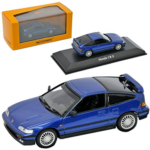 NEW Hon-da CR-X ED9 Coupe Blau 2. Generation 1987-1991 1/43 Minichamps Modell Auto, Ohne Wunschkennzeichen