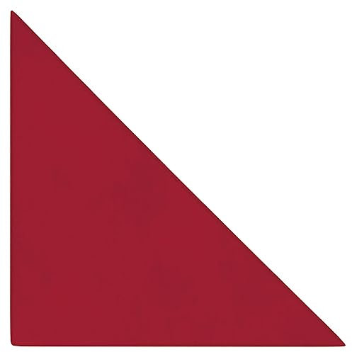 vidaXL 12x Wandpaneel Polsterpaneel Wandpolster Bettkopfteil Wandkissen Wandverkleidung Polsterwand Wandpaneele Weinrot 30x30 cm Samt 0,54m²