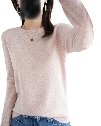 100% Lana Cashmere Maglione Donne O Collo Pullover Casual Maglia Top Autunno Inverno Cappotto