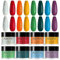 Aokitec 8 Colors Dip Powder Kit, French Powder Pro Collection System Nail Art Starter Manicure Salon DIY at Home, Odor-Free & Long-Lasting, No Nail Lamp Curing