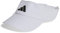 adidas Unisex AEROREADY Visor, White/Black, S