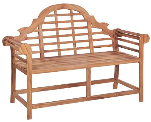 vidaXL Gartenbank 127x58,5x92,5 cm Massivholz Teak
