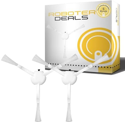 Roboter Deals Accesorios - Cepillos laterales, cepillos de repuesto, cepillos (2 unidades) para robot aspirador Xiaomi Vacuum X10 Plus