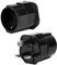 2 Piezas Adaptador Enchufe UK a español Tipo G, Adaptador de Viaje 2-Pin Europa a 3-Pin Reino Unido con Seguridad para niños para Escocia Irlanda Maldivas Dubai Gran Bretaña Singapur Hong Kong(Negro)