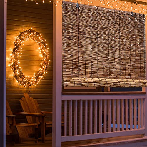 Anpassbar Rollo Bambus 50x60 60x90 70x80 80x150 90x200 100x120 100x200 110x200 120x200 130x300 140x180 150x350cm Sonnenschutz Retro-Schilf Vorhang Schilf Jalousien Mit Lifter Atmungsaktiv Sichtschutz