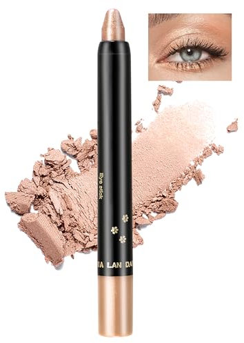 Jutqut Goldene Glitzer Lidschatten Stift, Schimmer Metallic Eyeliner Stick, Lazy Eyes Lidschattenstift, Long Lasting Eyeshadow Pencil, Perlglanz Cream Augenstift, Waterproof Augen Make up #14
