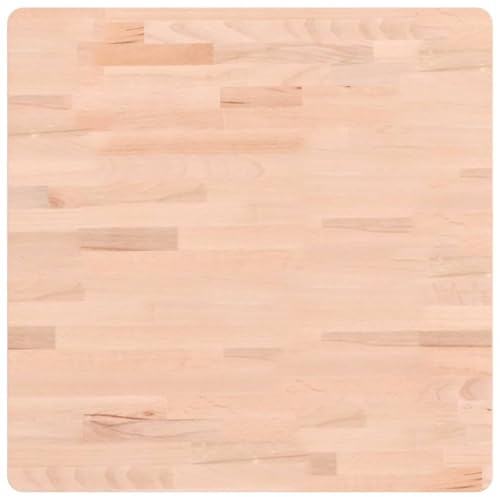 vidaXL Tischplatte 60x60x1,5 cm Quadratisch Massivholz Buche