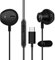 GAMURRY Cuffie USB C con cavo di tipo C per Samsung S21 S22 S23 Ultra, cuffie stereo Hi-Fi con microfono e controllo del volume, nero