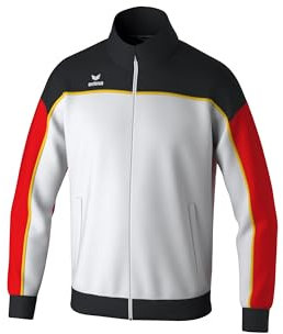 Erima Unisex „CHANGE by erima Trainingsjacke, weiß/schwarz/rot, L