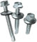 Vidascom 50 Stück/100 Stück 6,3x25mm bis 6,3x60mm Selbsbohrende Trapez Dachschrauben Blechschrauben Blechgewinde Sechskantkopf (6,3x32 50 Stück)