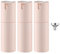 Lulupack 30ml Airless Pumpspender，Creme Behälter Spender，NachfüLlbare Spenderflasche，Handcreme Pumpflasche，Plastikflasche Reise Kosmetik (3PCS)