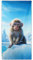 YISUMEI Mikrofaser Strandtuch XXL, Strandhandtuch Leicht Badehandtuch Schnelltrocknend, Baby AFFE, 180 x 90 cm