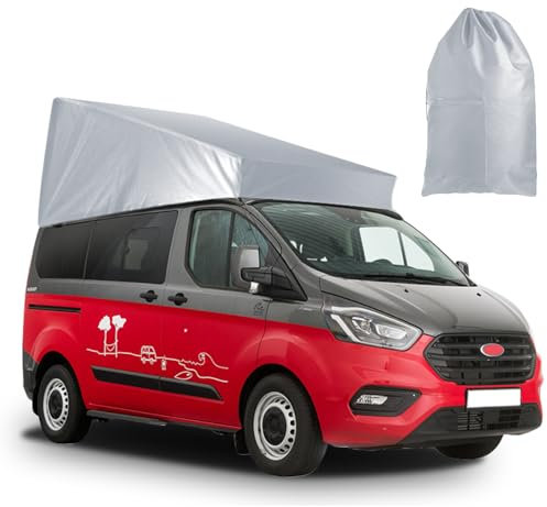 Protection du Toit Relevable Remplacement pour Ford Transit Custom Campeur, Tente de Toit de Camping Car avec Protection Contre Les Intempéries pour Toit Escamotable