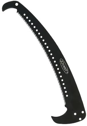 Jovant Manual Pole Saw,6.5-26 ft Extendable Pole with Double Lock Design to Reach Up 32 ft for High Branches Trimming,SK5 Sharp Three-Sided Sharpened Edges Blade (Only Saw Blade)