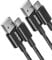 Anker USB C Charger Cable, 2-Pack 1 ft (30 cm) USB to USB C Cable, USB A to USB C Braided Phone Charger Cable for iPhone 15 (Standard Charging), Samsung S22/S21, Huawei, Pixel, iPad, Switch, and More