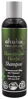ahuhu HAWAIIAN HERBS 7-Kräuter Shampoo (200 ml) - Mildes Pflegeshampoo Mit Natürlichen Kräuterextrakten, Für Gesunde Haare & Eine Ausgeglichene Kopfhaut, Vegan
