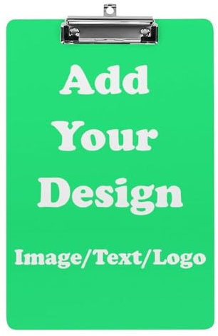 Personalisiertes Foto-Klemmbrett A4 – Doppelseitiges, Individuell Gestaltetes Foto-/Bild-/Text-/Logo-Klemmbrett Für Bürobedarf, Anwälte, Schüler Und Kinder, Flaches Klemmbrett Mit Niedlichem Cli