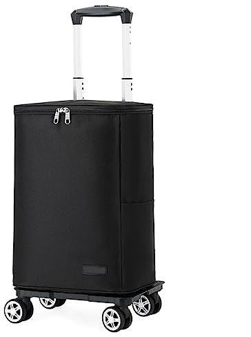 Kühltasche auf Rädern 28L - Kühlbox mit Rollen für Picknicks - Isolierte Trolley-Tasche für Veranstaltungen im Freien - Tragbare Kühlbox auf Rädern, Strandwagen Trolley