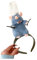 Frauen Cartoon Remy Ratatouille Kopfbedeckung Niedliche Mausohren Stirnband Haarnadel Ratatouille Kostüm Maus Stirnband Stofftier Kopfbedeckung Cartoon Merch Kostüm Requisiten Lustige Geschenke für