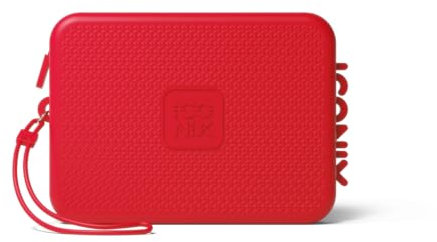 ICONIX Pochette Donna 2025 – Elegante e Spaziosa, Perfetta per Mare, Casa e Piscina, in Varie Colorazioni (Rosso, Pochette)
