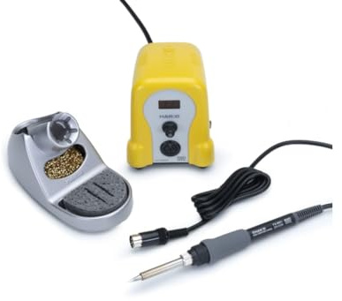 Hakko FX888DX-010YW - Digital Soldering Station with Rotary Encoder (Yellow Housing)