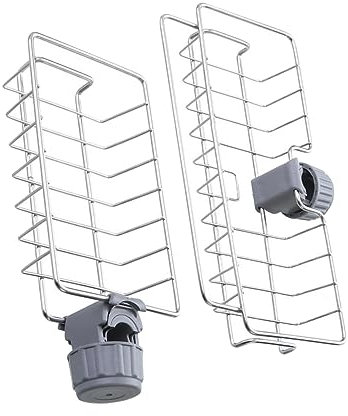 KOCKSHION 2stücke Küchenspeicher Für Schwämme Praktischer Abtropfhalter Für Spüle Aus Langlebigem Material Zur Platzsparenden Aufbewahrung Von Küchengeräten Und Schwämmen