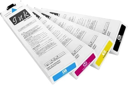 HEZHAOWH S-6701 6702 6703 6704G/E Kompatible Tintenpatrone 6701 6704 for R-SO Co-Color 3150 7150 9150 Drucker(1 Set 4pcs)