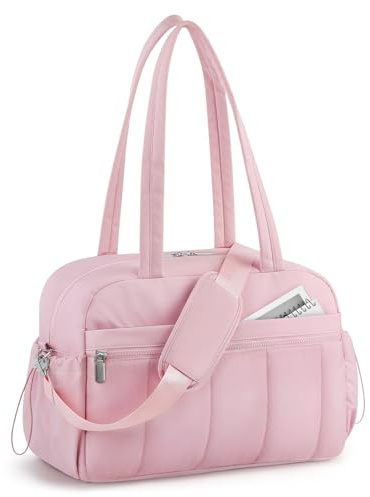 HOTUT 24L Blosa Gimnasio Mujer, Bolsa Deporte Niña Yoga con Compartimento Mojado, Bolsa de Viaje Pequeña con Correa Ajustable para Boxeo Fitness Natación Bailar