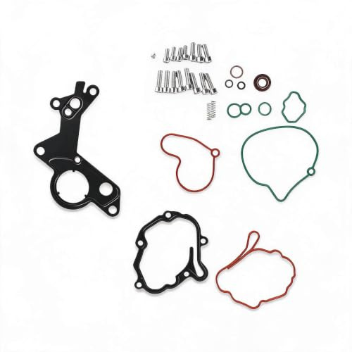SENECESLI Kit de Reparación de Bomba en Tándem de Al Vacío 038145209, Juego de Juntas y Sellos de Bomba de Vacío de para Motores Diésel Seat 1.2TDI 1.4TDI .9TDI 2.0TDI 2.0SDI 2000 a 2010