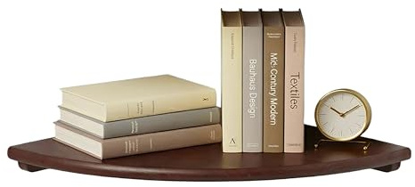 Relaxdays Eckregal, HBT: 3 x 40 x 40 cm, Walnussholz, Wohnzimmer, Deko, Traglast: 5 kg, Bücherregal hängend, Dunkelbraun