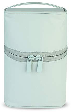 FANDARE Borsa da Toilette Borsa Cosmetica da Viaggio Donna Ragazza Pochette per Trucchi Beauty Case da Viaggio Accesori da viaggio Makeup Bag Impermeabile Nylon Blu