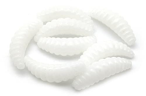 Trout Slay 35mm, Forellenköder, Gummiköder, Angelköder, Bienenmaden (#007 UV)