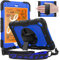 Timecity for iPad Mini 5/4 Case 7.9 Inch 2019/2015 - Heavy Duty Protective Cover with Screen Protector, Stand, Shoulder Strap & Pencil Holder | Kids-Friendly, for iPad Mini 5th/ 4th Gen Case, Blue