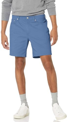 Amazon Essentials Herren Slim Fit Shorts aus Stretch-Baumwollmix Innenbeinlänge 17,8cm
