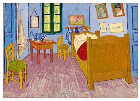 Puzzle Vincent Van Gogh - Schlafzimmer in Arles, 1888 - 1000 Stück