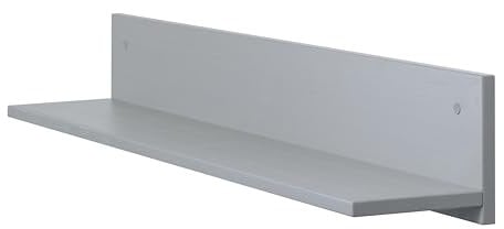 hagge home Wandregal Holz 100x17 Regale Massivholz Schweberegal Holz Shelf Holzregal Wand Regal Wall Shelf Wandregale Wandboard Hängeregal Holz Regalbrett Holz Schweberegale Wandbrett Regalbretter