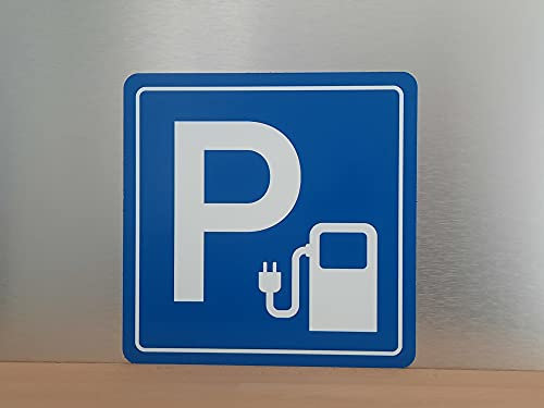 Schön und Wieder Hinweisschilder | Einfahrtschilder | Warnschilder | Verschiedene Designs | Aus ALU-Verbund Parkplatz Elektrofahrzeug