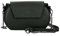ITALYSHOP24-COM OBC Made in Italy Damen Leder Tasche Kroko Prägung oder Glattleder Umhängetasche Clutch Wildleder Handtasche Ledertasche Schultertasche Schwarz