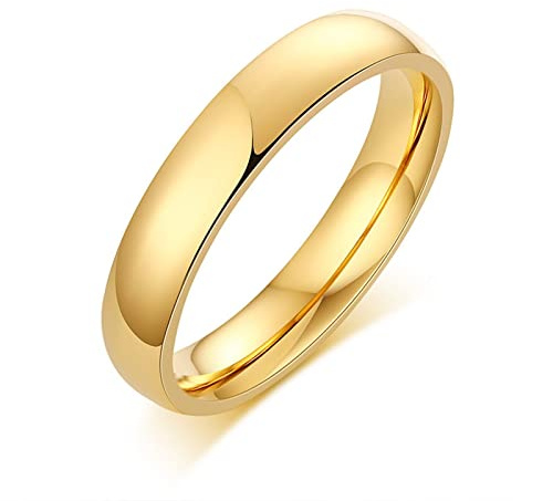 Aotiwe Ringe Aus Edelstahl, Männer Geschenke Weihnachten Ringband Im Einfachen Stil für Memoir Weihnachten