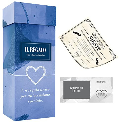 KAÏDENSÏ Idea Regalo Scherzo Originale Il Niente Versione Papà - Idee Originali Per La Festa del Papà- Regali Divertenti Compleanno Uomo Donna - Scherzi Laurea Gadget