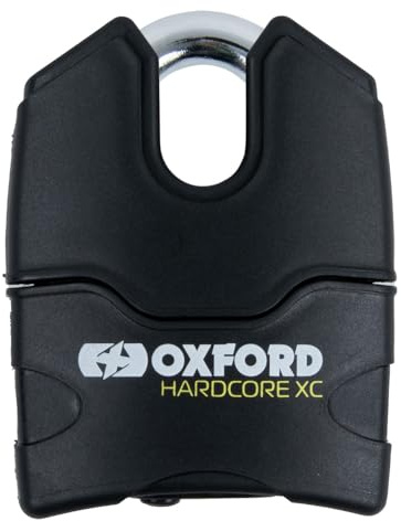 Oxford LK169 Hardcore XC13 Motorcycle Heavy Duty Padlock Products, Black
