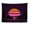 Ulticool - Geometrische 80er Sonne Berge - Wandteppich - 200x150 cm - Großer Tapisserie - Verzierung - Eighties - Tapisserie Zubehör für Schlafzimmer Wohnzimmer