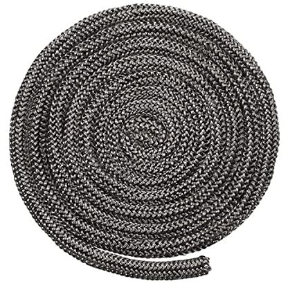 HEIBTENY Joint Insert cheminée,Joint de cheminée 3 mx12 mm,Joint poele a Bois- Kit de Corde à feu en Fibre de Verre - Joint de Rechange pour poêle à Bois