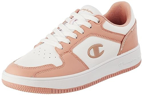 Champion Femme Rebound 2.0 Low W Baskets, Blanc Rose Ww019, 40.5 EU