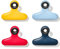 Pinces magnétiques à usage intensif OXO Good Grips - 4 pièces