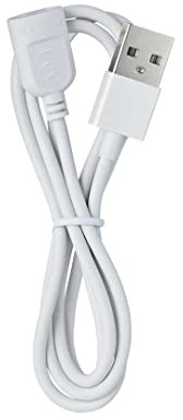 brush-baby USB Magnetic Charging Cable for WildOnes Kids Electric Toothbrush – Compatible with All WildOnes Animal Sonic Brushes, 1m White Cable