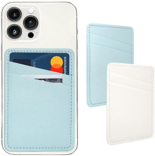 Limvory Phone Wallet Stick On, Leather Phone Card Holder