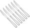 Yesdate Stainless Steel Cutlery Steak Knife, Set of 12 Dinner Knives with Sharp Serrated Edge