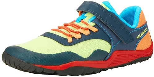 Merrell Unisex Kinder Trail Glove 7 A/C Sneaker, Navy Multi, 38 EU
